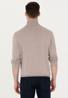 Erkek Vizon Melanj Basic Kazak - 50268935068