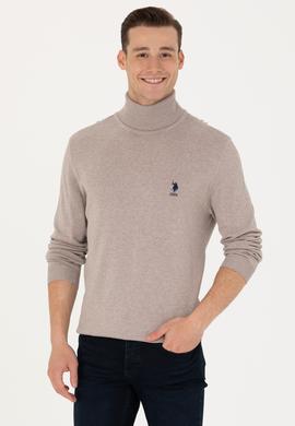 Erkek Vizon Melanj Basic Kazak - 50268935068