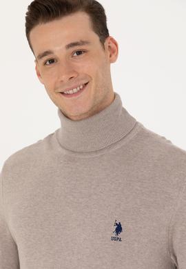 Erkek Vizon Melanj Basic Kazak - 50268935068