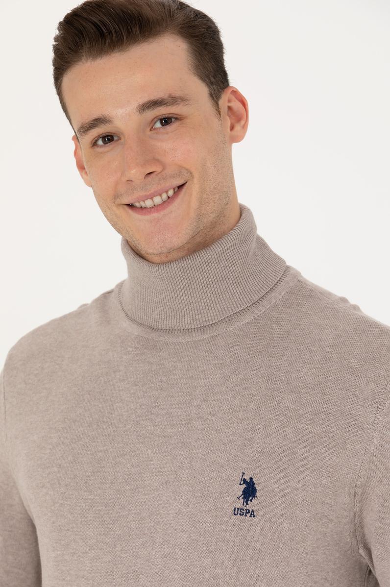 Erkek Vizon Melanj Basic Kazak