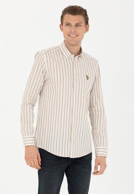 Erkek Taş Uzun Kollu Gömlek - 50272488006