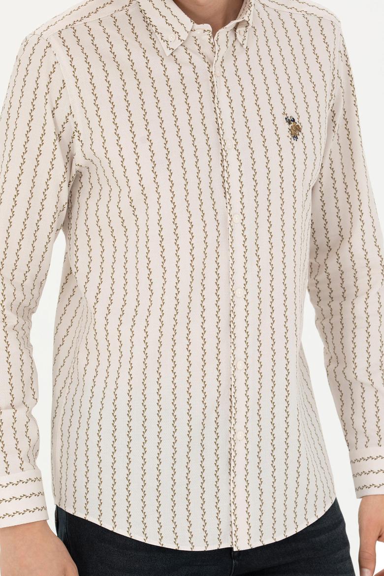 Erkek Taş Uzun Kollu Gömlek - 50272488006