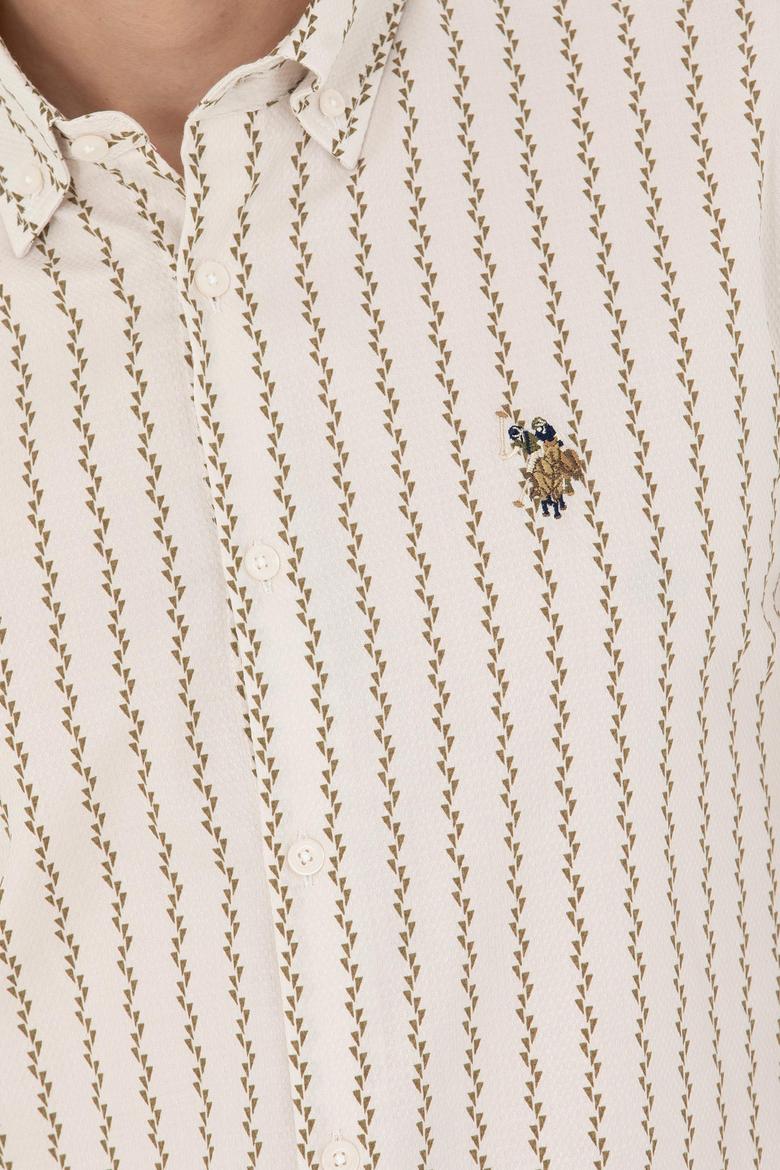 Erkek Taş Uzun Kollu Gömlek - 50272488006