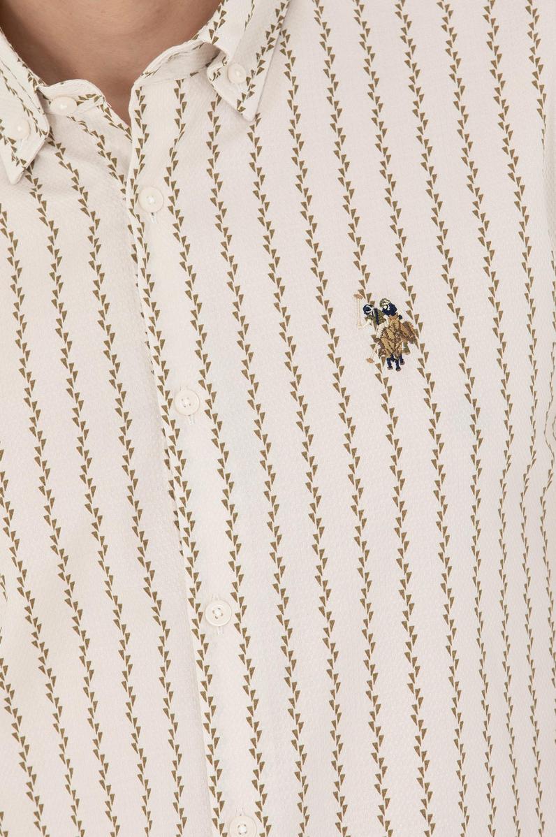 Erkek Taş Uzun Kollu Gömlek