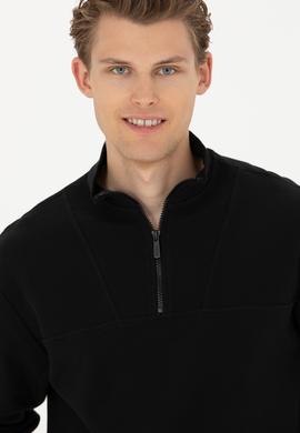 Erkek Siyah Sweatshirt - 50276580026