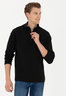 Erkek Siyah Sweatshirt - 50276580026