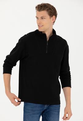 Erkek Siyah Sweatshirt - 50276580026
