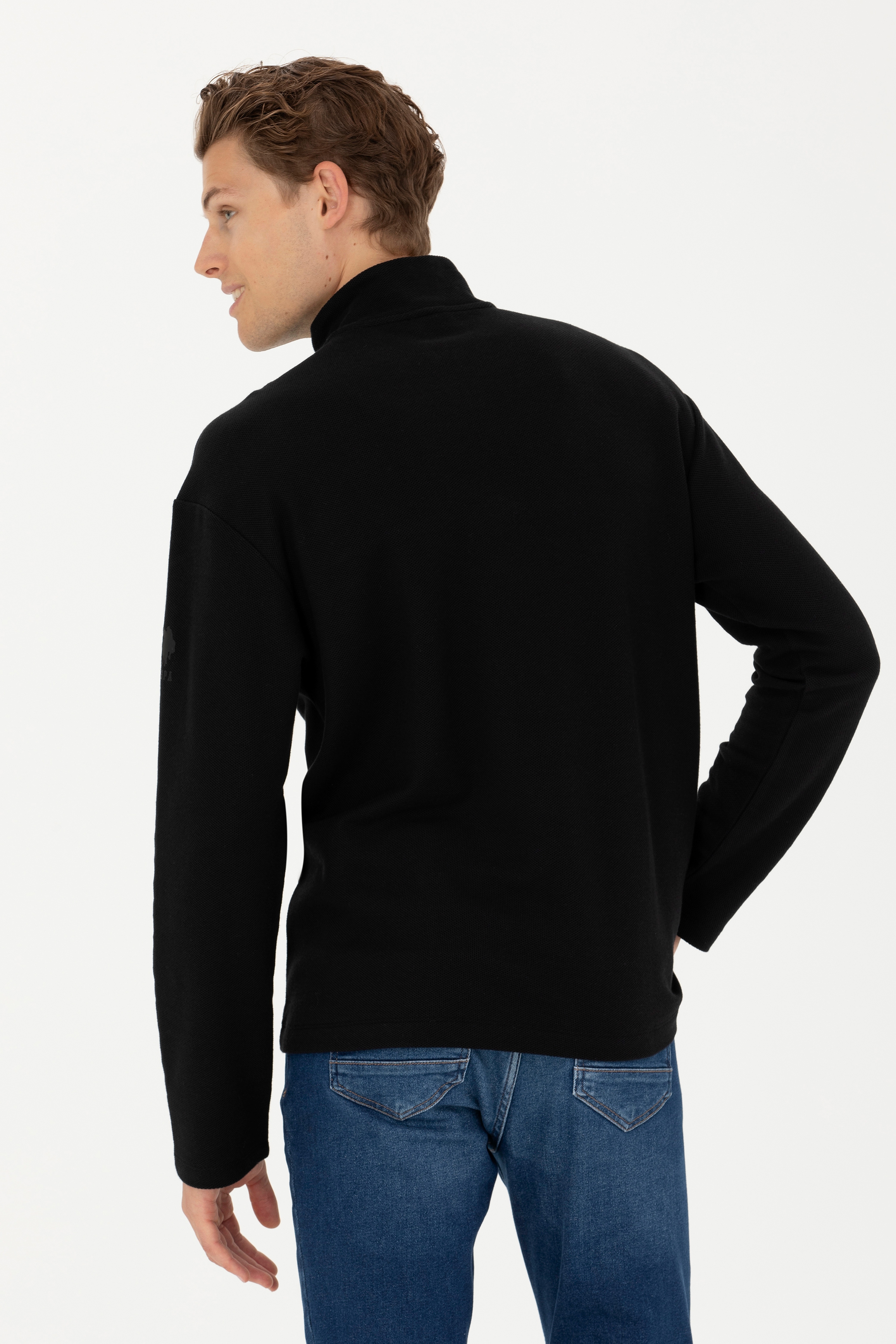 Erkek Siyah Sweatshirt