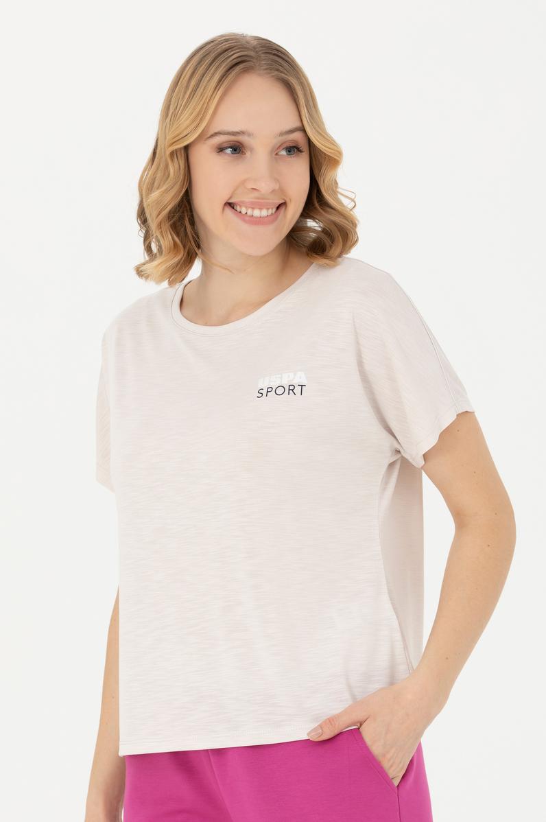 Kadın Taş Bisiklet Yaka Tişört