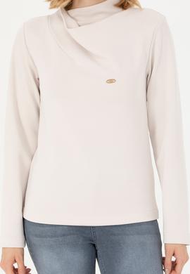 Kadın Taş Dik Yaka Sweatshirt - 50272085006