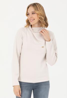 Kadın Taş Dik Yaka Sweatshirt - 50272085006