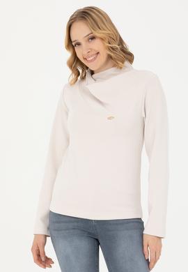 Kadın Taş Dik Yaka Sweatshirt - 50272085006