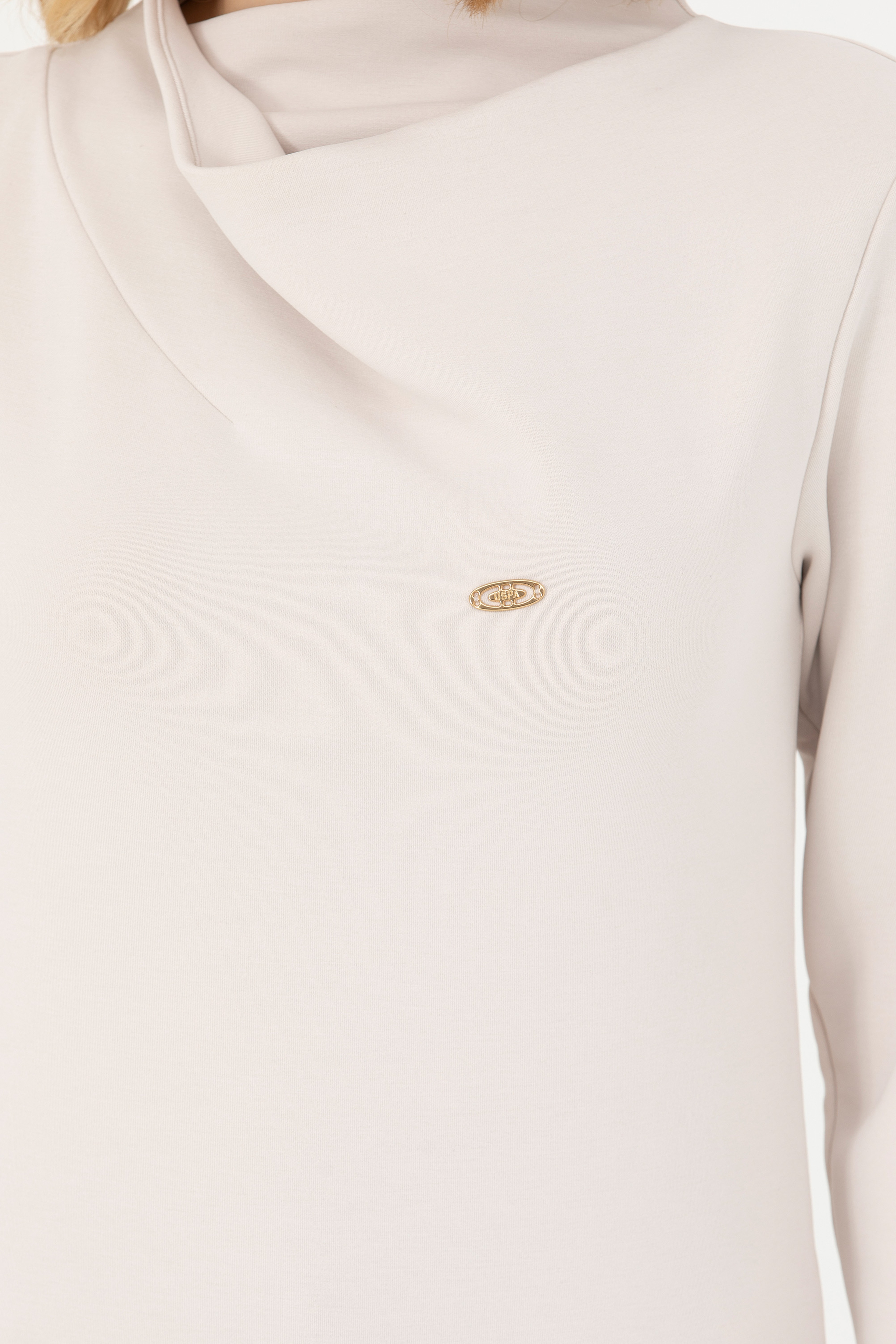 Kadın Taş Dik Yaka Sweatshirt - Image 7