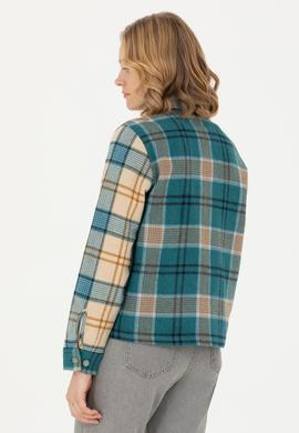 Kadın Mint Uzun Kollu Gömlek - 50271850007