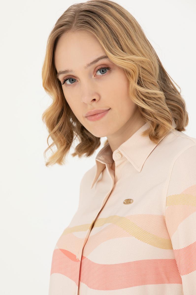 Kadın Taş Uzun Kollu Gömlek