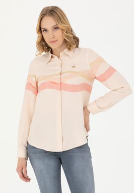Kadın Taş Uzun Kollu Gömlek - 50271906014