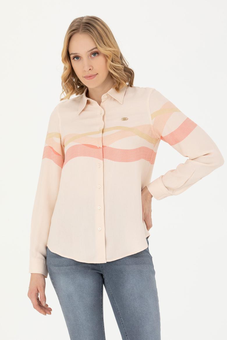 Kadın Taş Uzun Kollu Gömlek - 50271906014