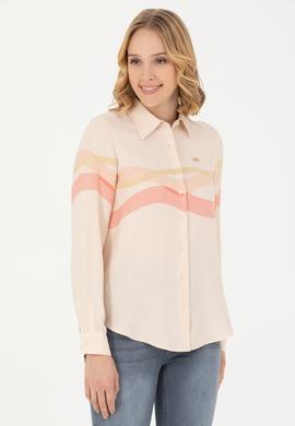 Kadın Taş Uzun Kollu Gömlek - 50271906014