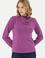 Kadın Violet Dik Yaka Sweatshirt