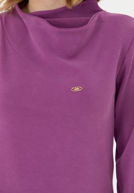 Kadın Violet Dik Yaka Sweatshirt - 50272085013