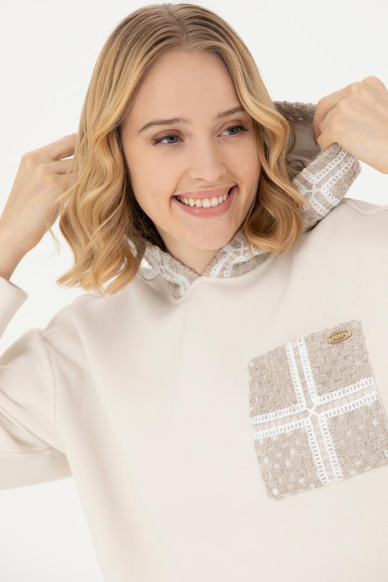 Kadın Taş Sweatshirt - 50272151005