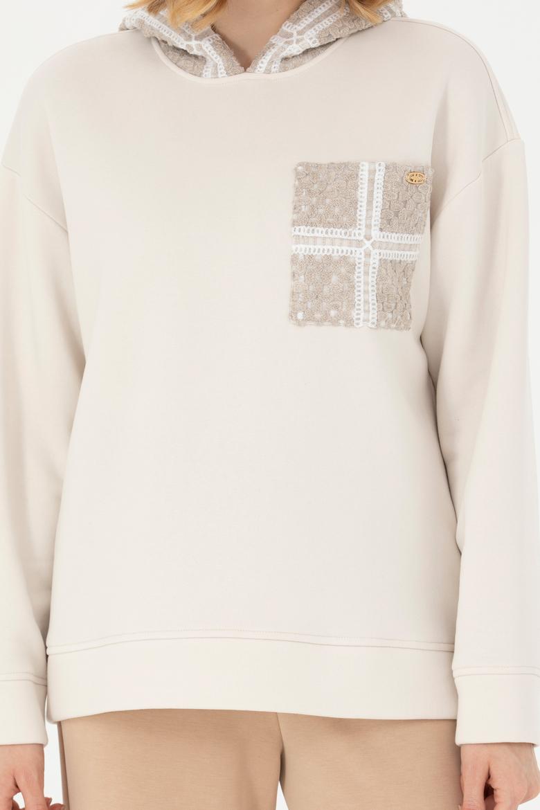 Kadın Taş Sweatshirt - 50272151005