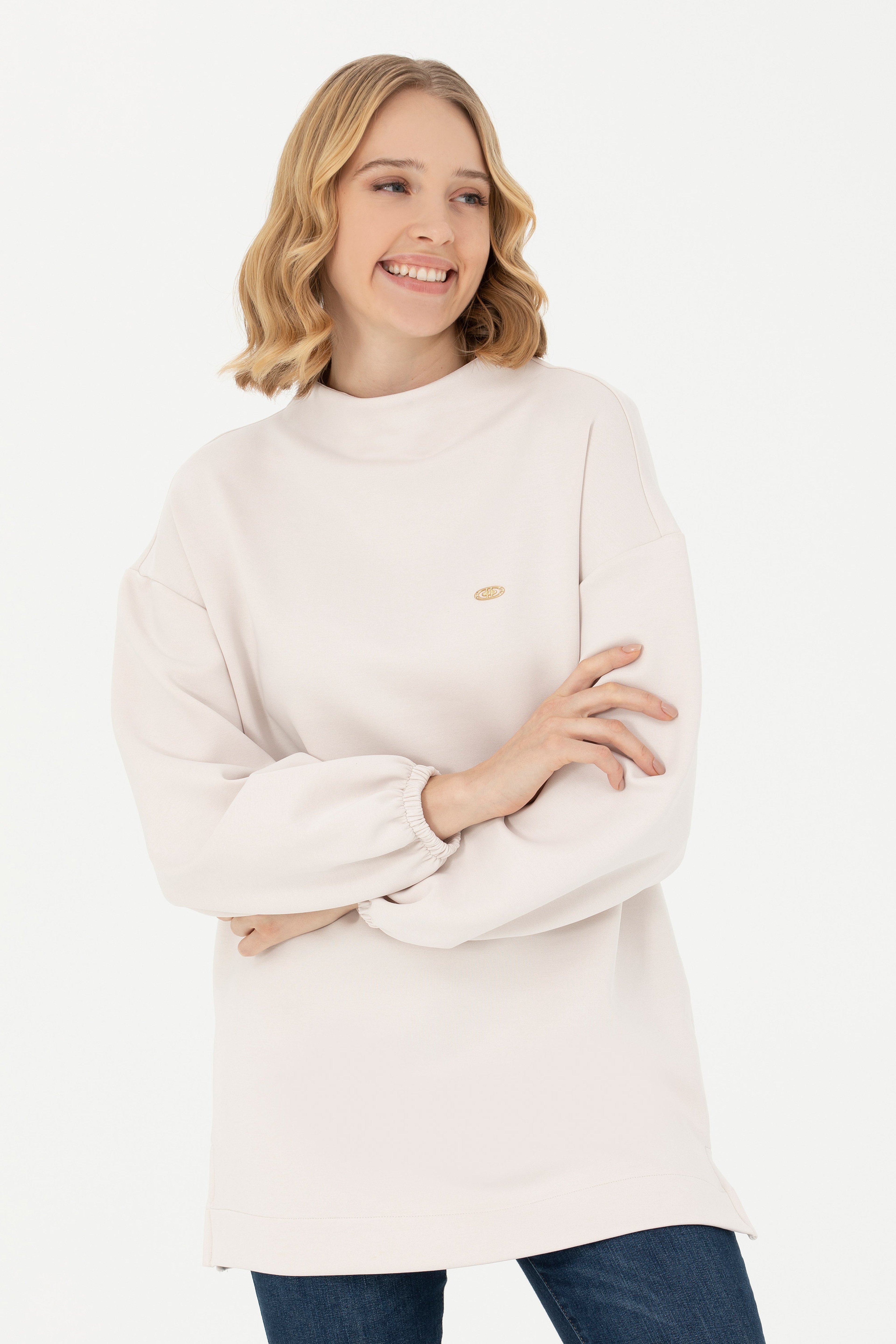 Kadın Taş Sweatshirt - Image 1