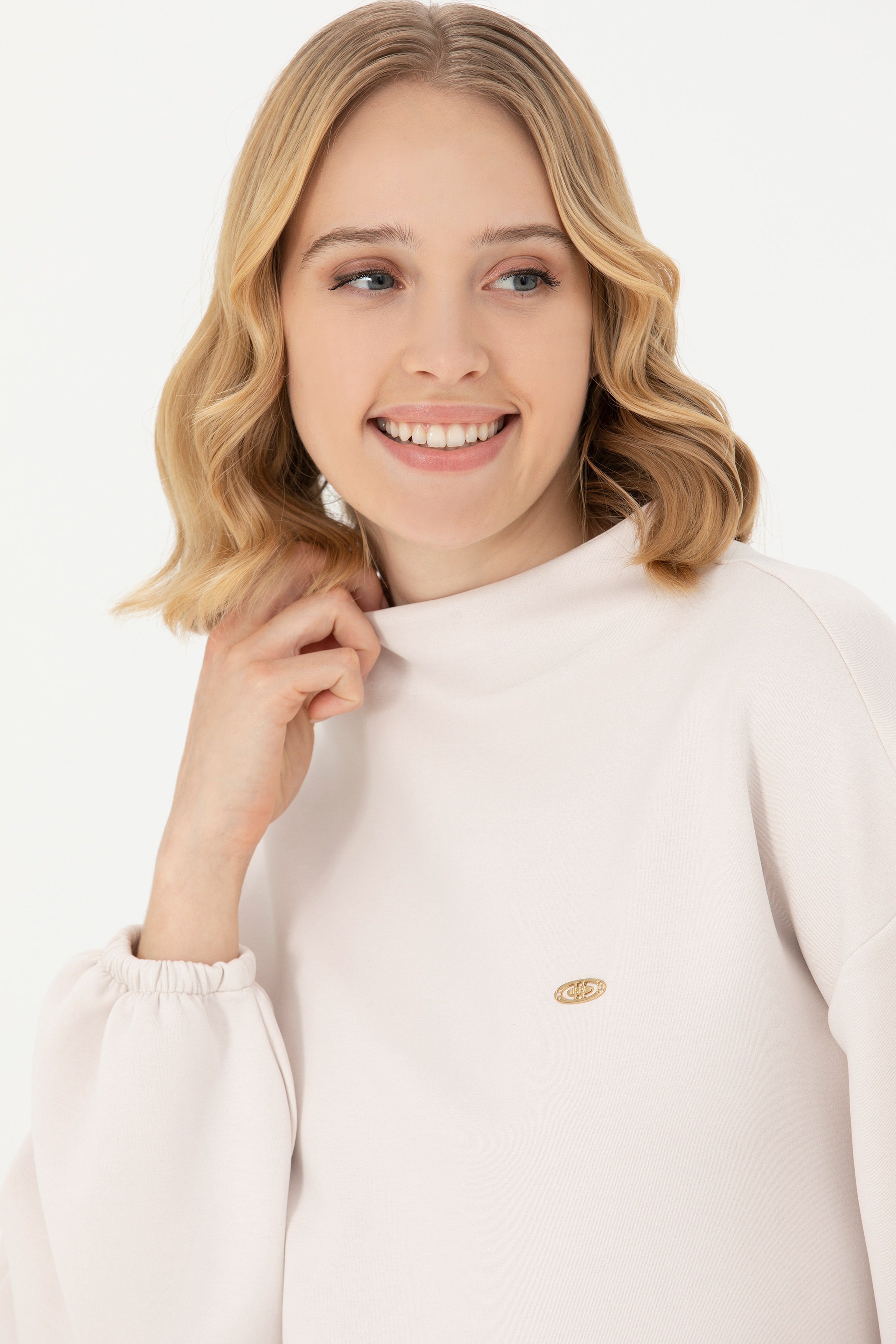 Kadın Taş Sweatshirt - Image 3