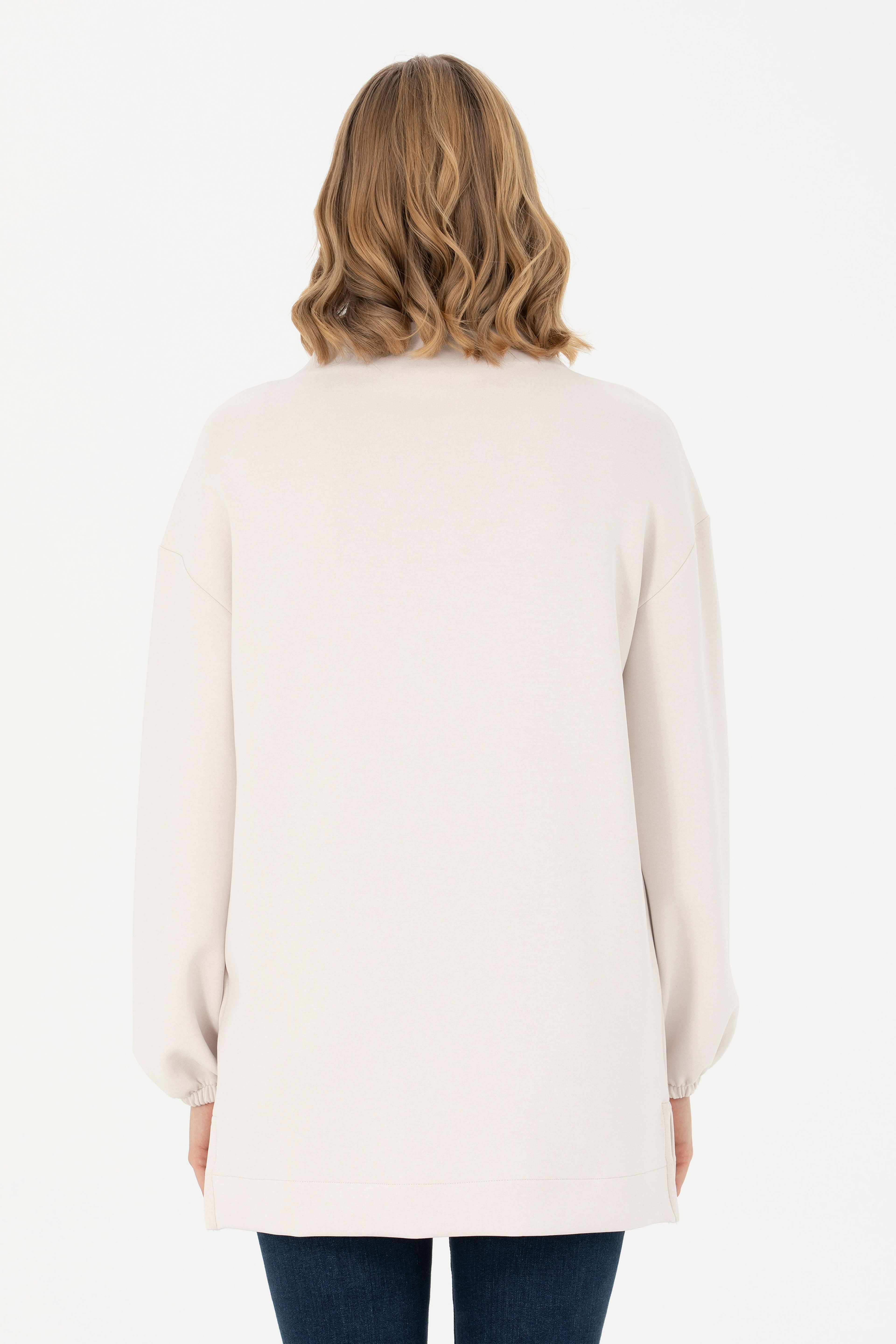 Kadın Taş Sweatshirt - Image 5