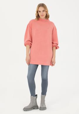 Kadın Somon Sweatshirt - 50277166022