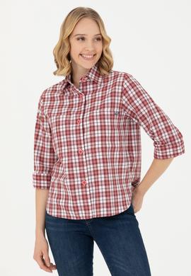 Kadın Pembe Uzun Kollu Gömlek - 50279868002