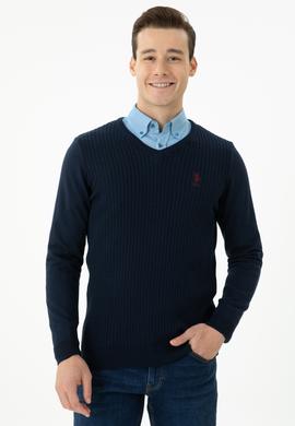 Erkek Lacivert Basic Kazak - 50268937003