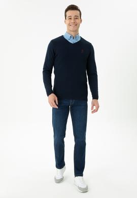 Erkek Lacivert Basic Kazak - 50268937003