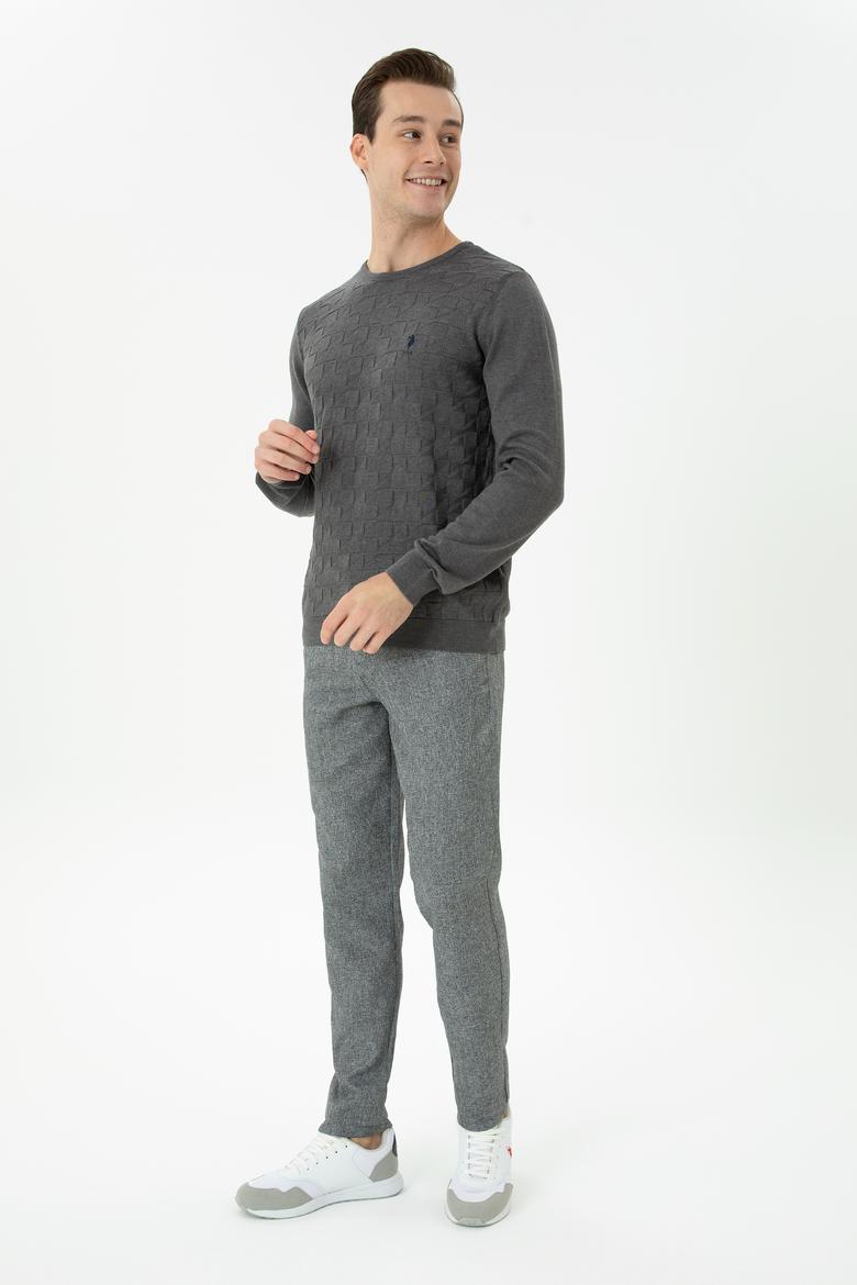 Erkek Antrasit Basic Kazak - 50269001074