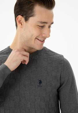 Erkek Antrasit Basic Kazak - 50269001074