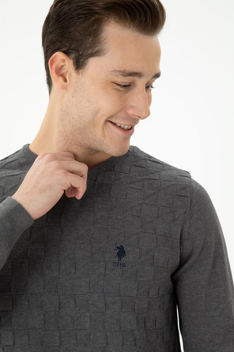 Erkek Antrasit Basic Kazak - 50269001074