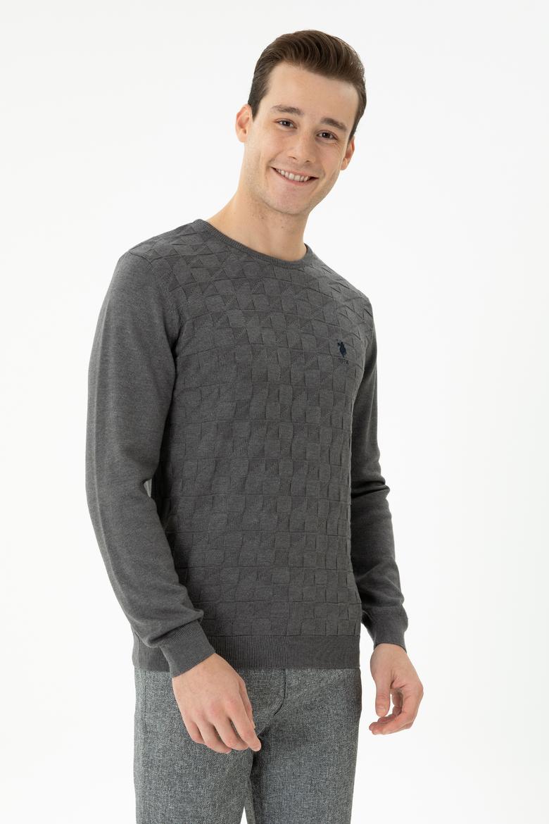 Erkek Antrasit Basic Kazak - 50269001074