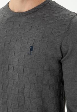 Erkek Antrasit Basic Kazak - 50269001074