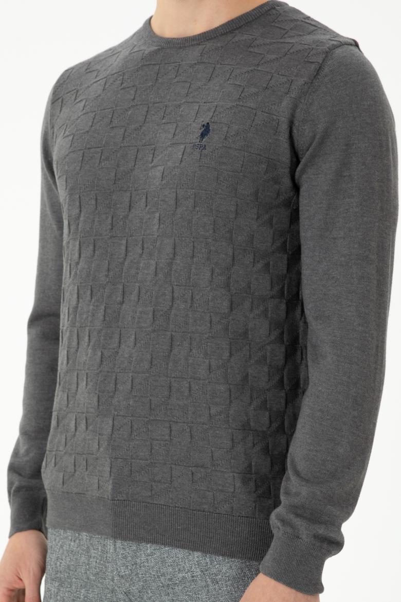 Erkek Antrasit Basic Kazak - 50269001074