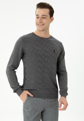 Erkek Antrasit Basic Kazak - 50269001074