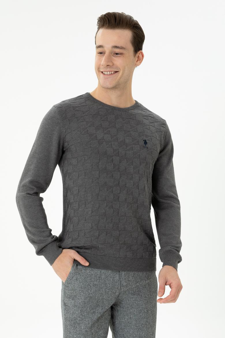 Erkek Antrasit Basic Kazak