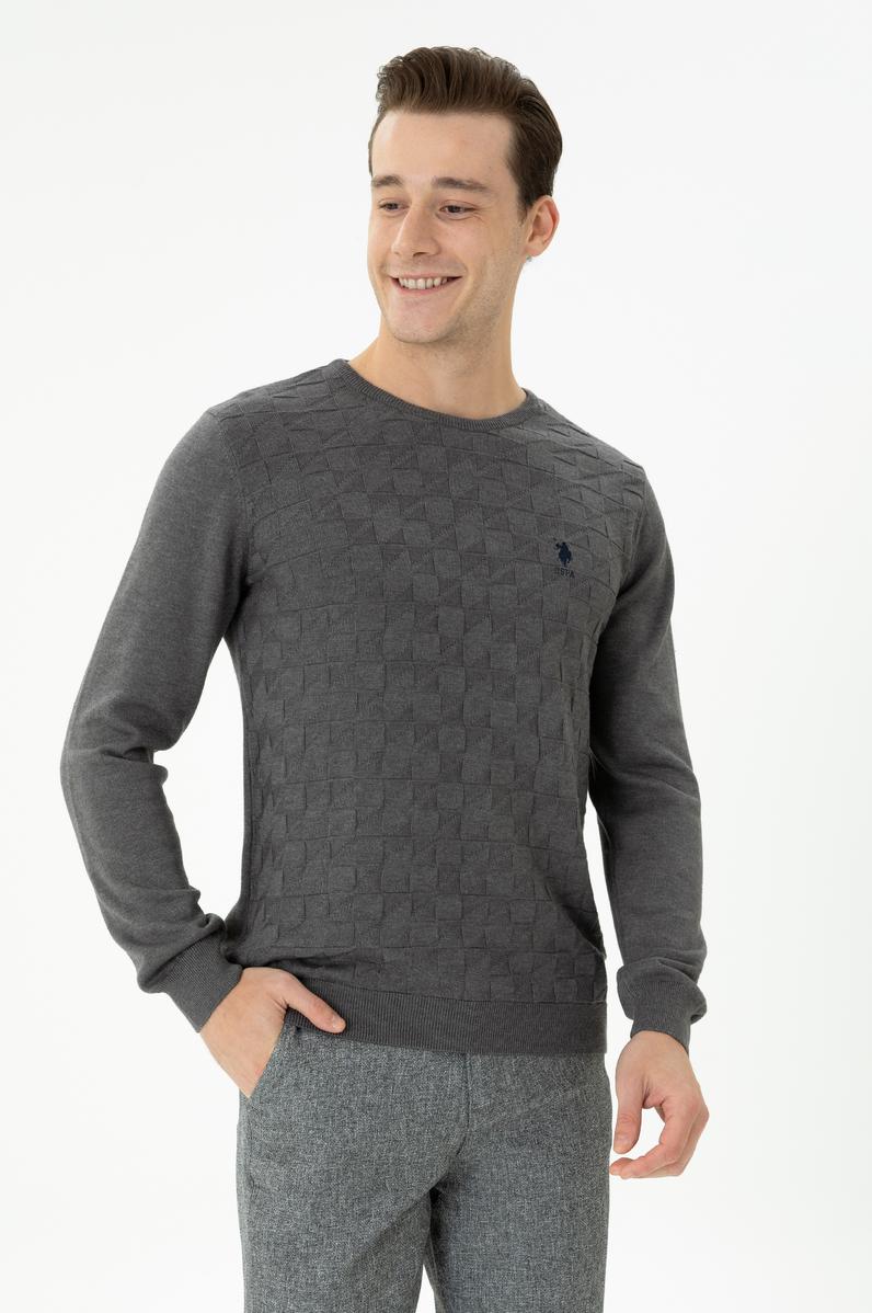 Erkek Antrasit Basic Kazak