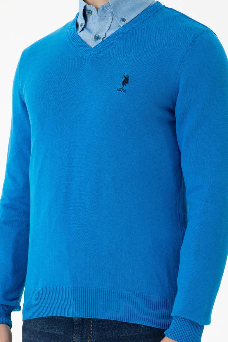 Erkek Kobalt Mavi Basic Kazak - 50269002060