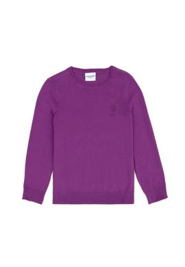 Kız Çocuk Violet Basic Kazak - 50269399106