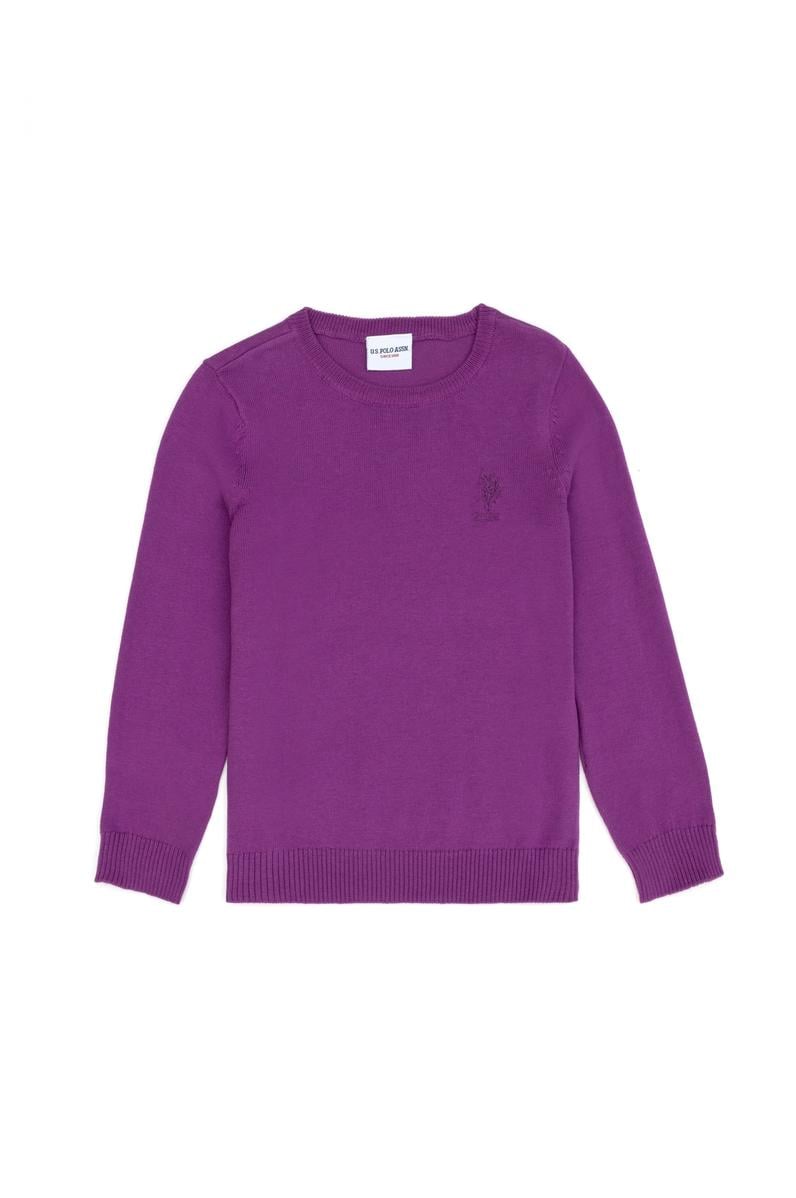 Kız Çocuk Violet Basic Kazak