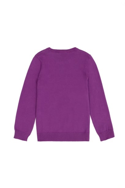 Kız Çocuk Violet Basic Kazak