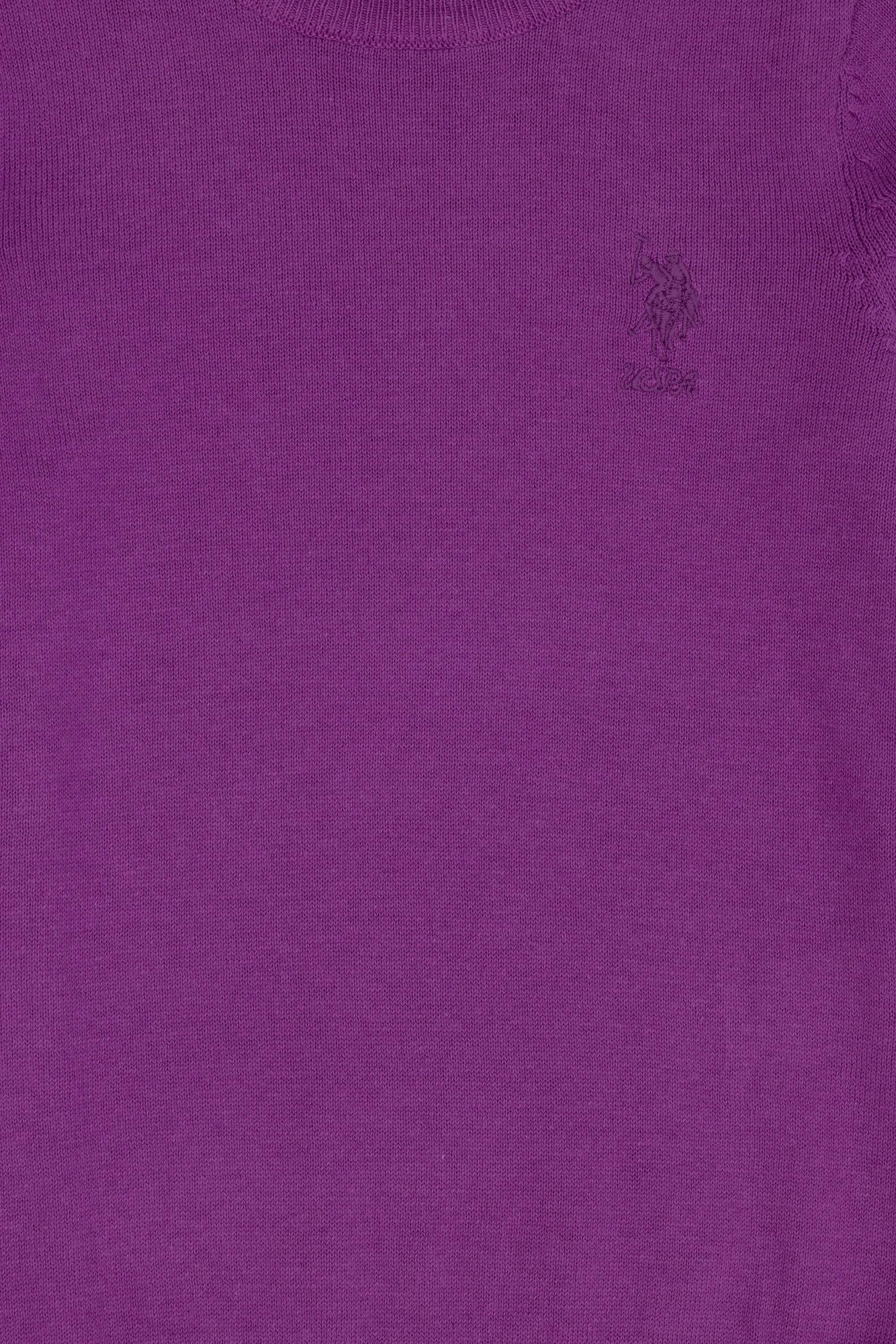 Kız Çocuk Violet Basic Kazak - Image 3