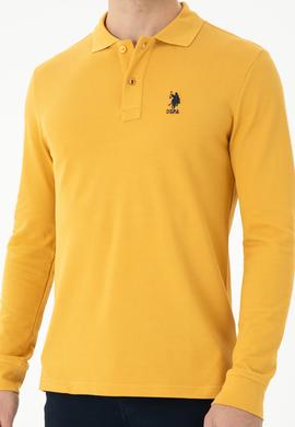 Erkek Hardal Basic Sweatshirt - 50269404254