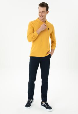 Erkek Hardal Basic Sweatshirt - 50269404254