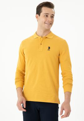 Erkek Hardal Basic Sweatshirt - 50269404254
